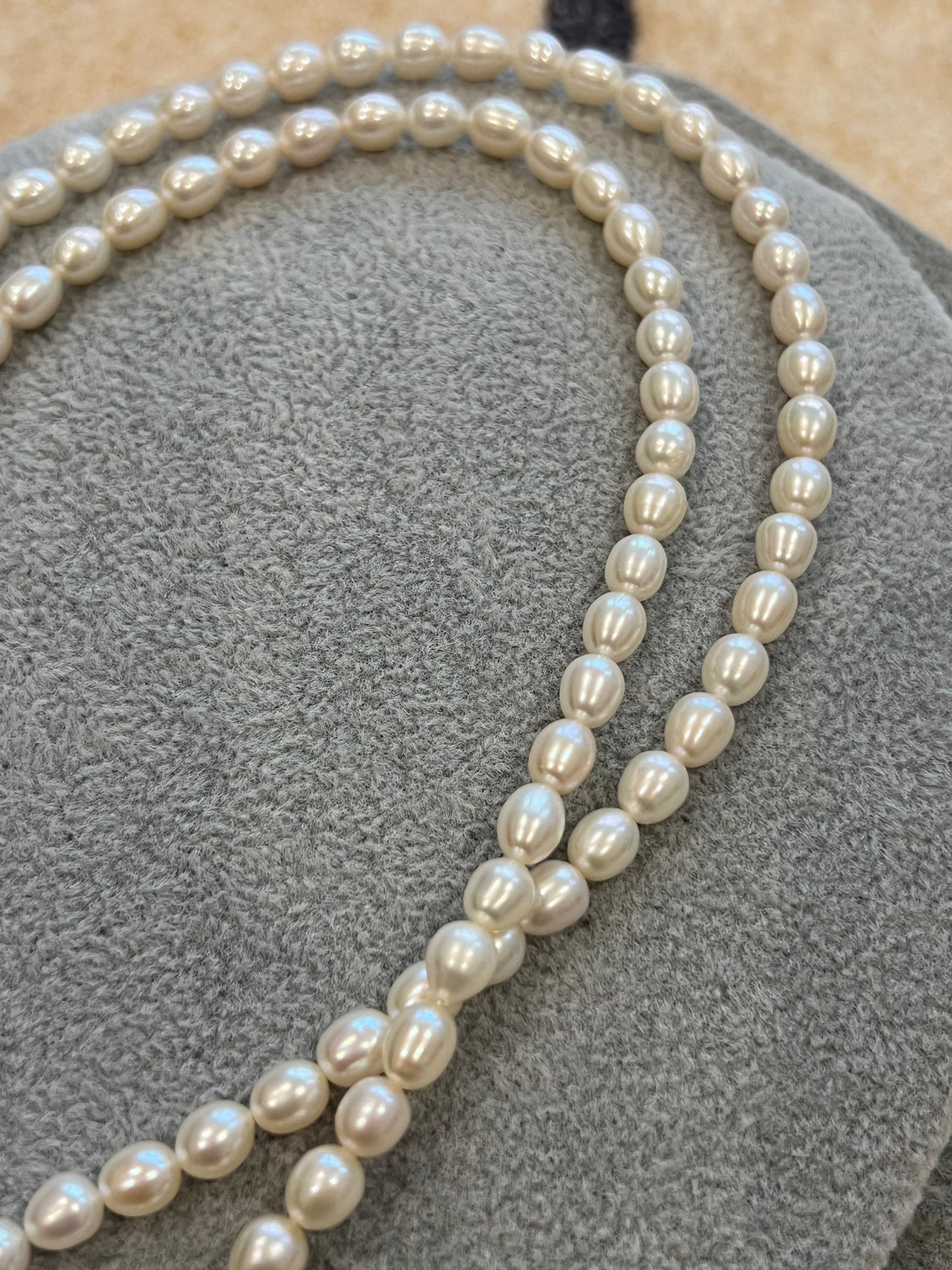 Freshwater double millet pearl，Natural pearl with sterling silver and zircon diamond