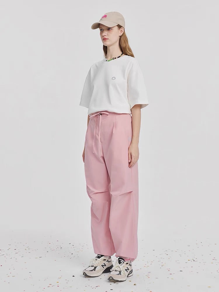 Wide-Leg Utility Pants