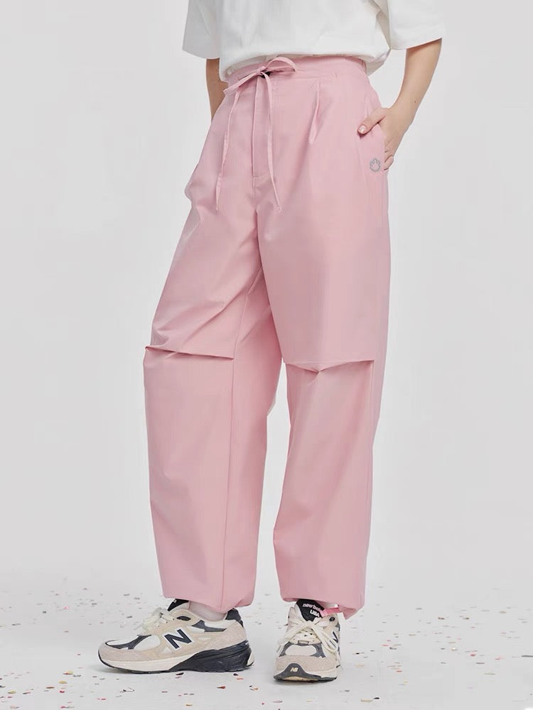 Wide-Leg Utility Pants