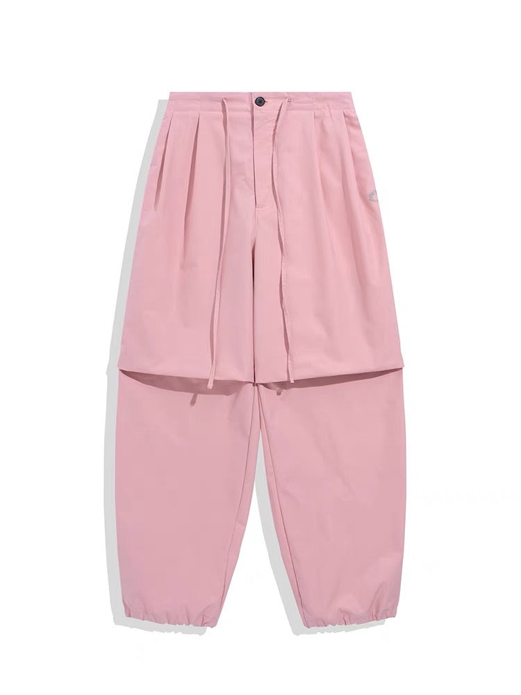 Wide-Leg Utility Pants