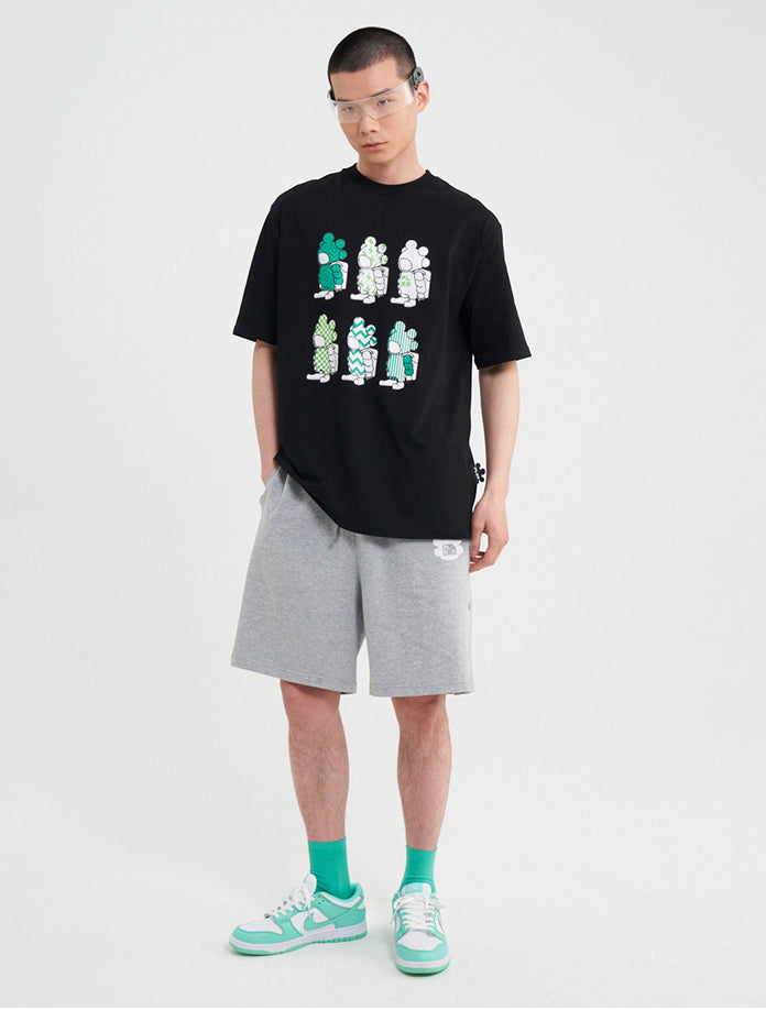 Five Digital Print Heavy Cotton Tee