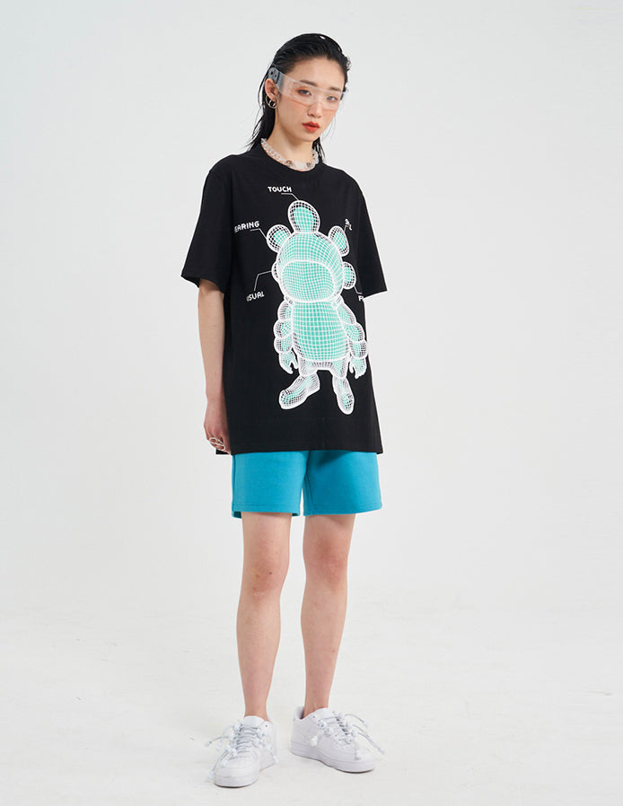 Five Prints Heavy Cotton Tee