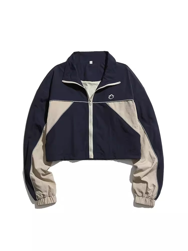 Outdoor sports style short jacket